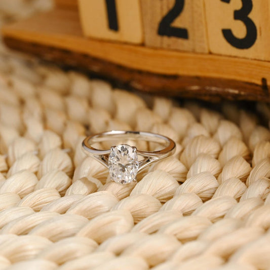 Marquise Cut Cluster Styled Lab Grown Diamond Engagement Ring