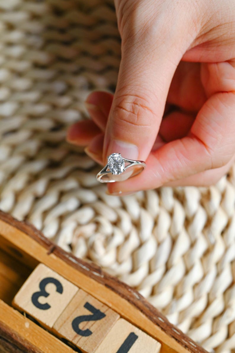 Marquise Cut Cluster Styled Lab Grown Diamond Engagement Ring