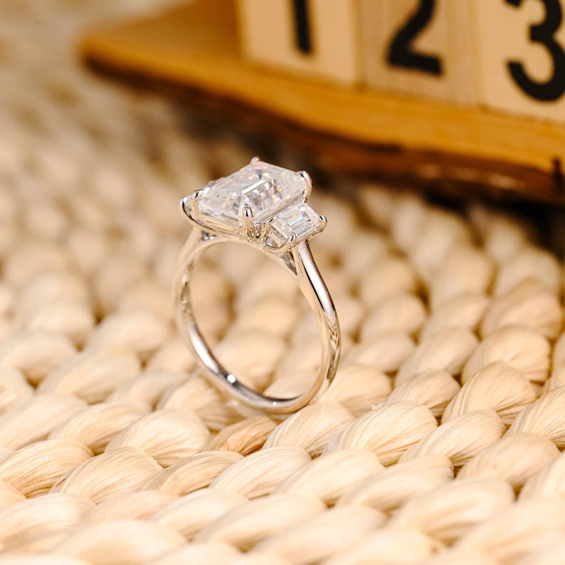 Marquise Cut Cluster Styled Lab Grown Diamond Engagement Ring