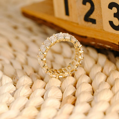 Marquise Cut Cluster Styled Lab Grown Wedding Band