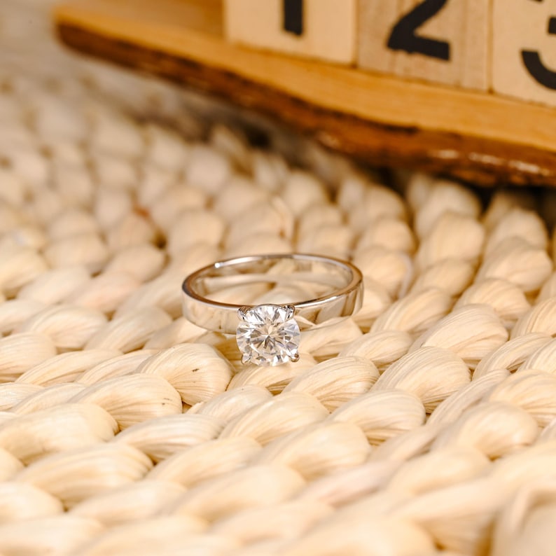 Marquise Cut Cluster Styled Lab Grown Diamond Engagement Ring