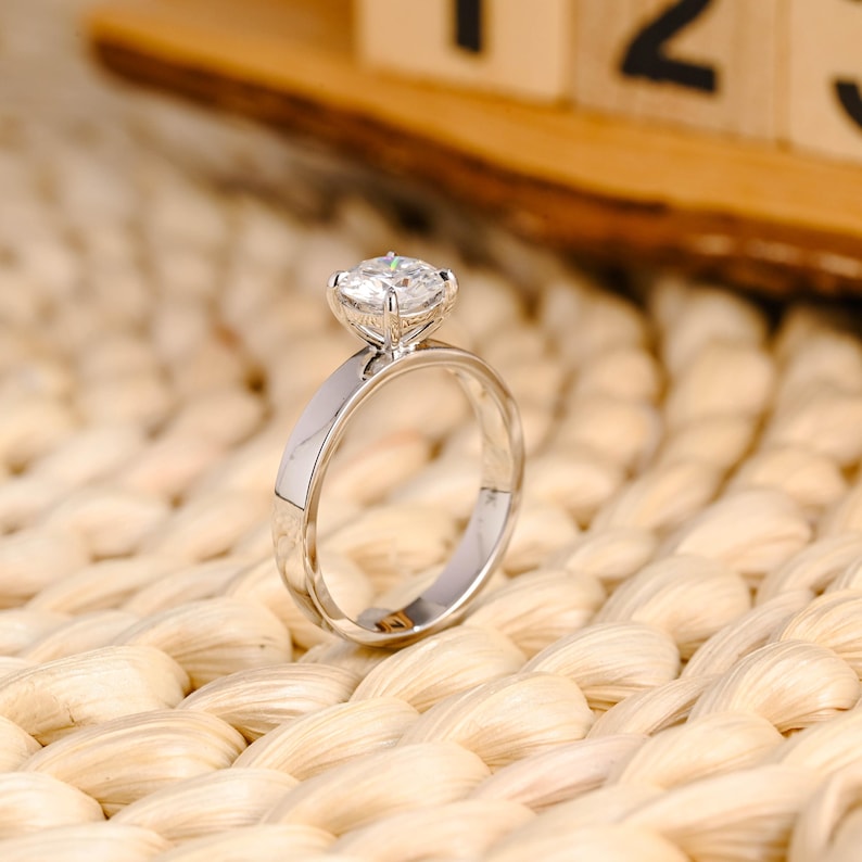 Marquise Cut Cluster Styled Lab Grown Diamond Engagement Ring