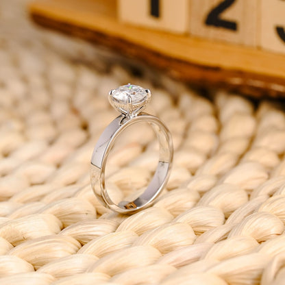 Marquise Cut Cluster Styled Lab Grown Diamond Engagement Ring