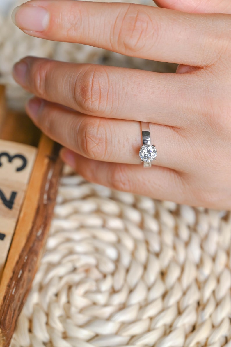 Marquise Cut Cluster Styled Lab Grown Diamond Engagement Ring