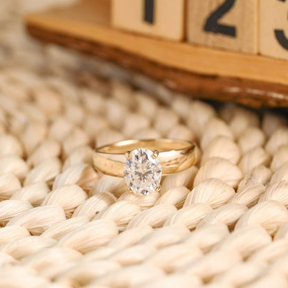 Marquise Cut Cluster Styled Lab Grown Diamond Engagement Ring