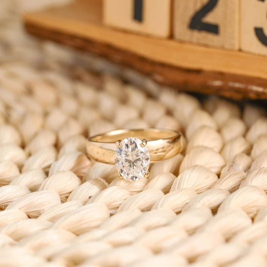 Marquise Cut Cluster Styled Lab Grown Diamond Engagement Ring