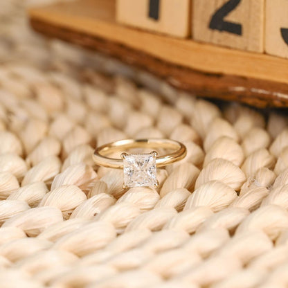 Marquise Cut Cluster Styled Lab Grown Diamond Engagement Ring