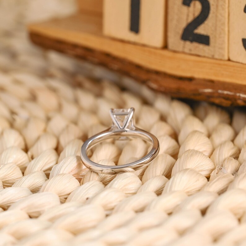 Marquise Cut Cluster Styled Lab Grown Diamond Engagement Ring