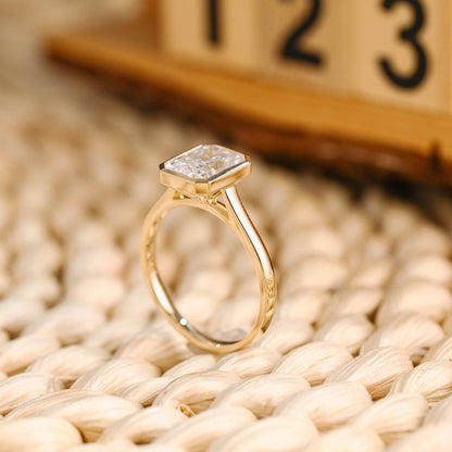 Marquise Cut Cluster Styled Lab Grown Diamond Engagement Ring