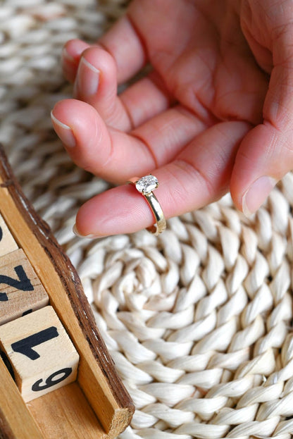 Marquise Cut Cluster Styled Lab Grown Diamond Engagement Ring