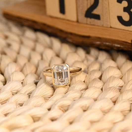 Marquise Cut Cluster Styled Lab Grown Diamond Engagement Ring