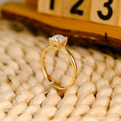 Marquise Cut Cluster Styled Lab Grown Diamond Engagement Ring