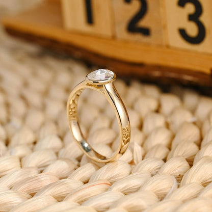 Marquise Cut Cluster Styled Lab Grown Diamond Engagement Ring