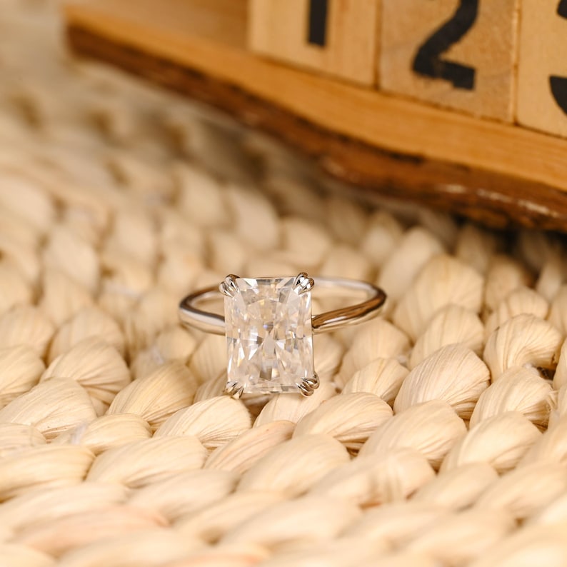 Marquise Cut Cluster Styled Lab Grown Diamond Engagement Ring