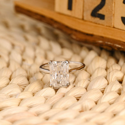 Marquise Cut Cluster Styled Lab Grown Diamond Engagement Ring