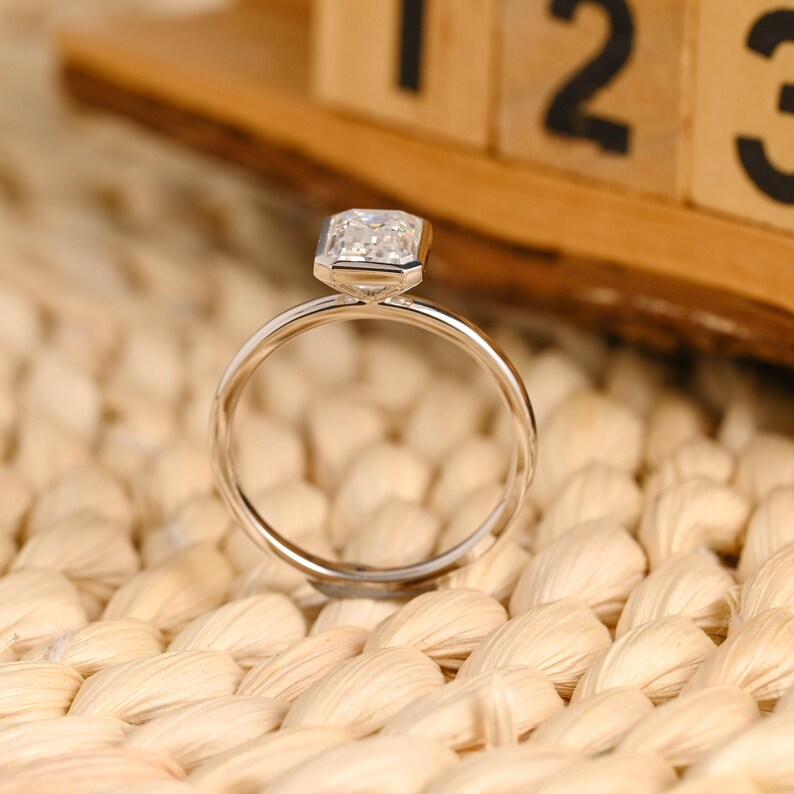 Marquise Cut Cluster Styled Lab Grown Diamond Engagement Ring
