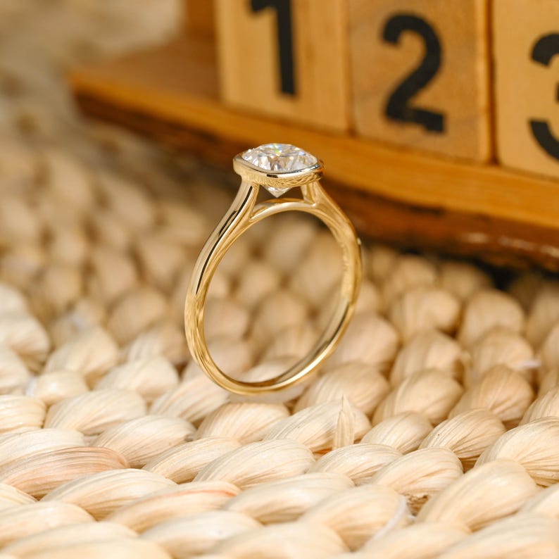 Marquise Cut Cluster Styled Lab Grown Diamond Engagement Ring