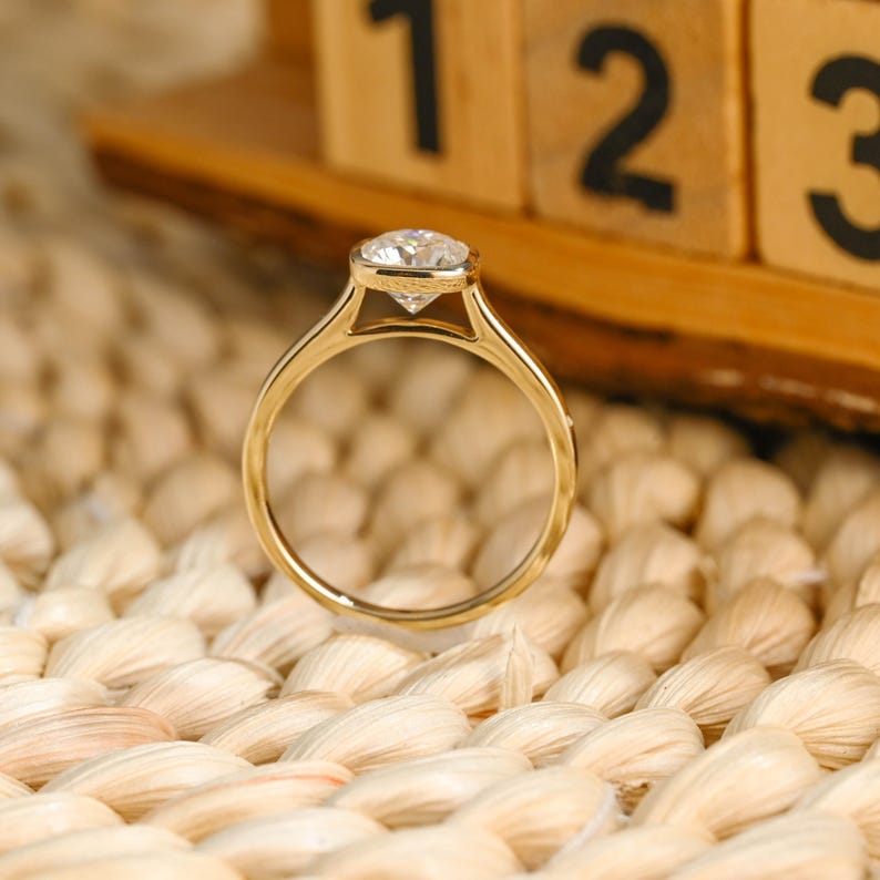 Marquise Cut Cluster Styled Lab Grown Diamond Engagement Ring