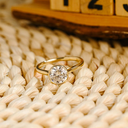 Marquise Cut Cluster Styled Lab Grown Diamond Engagement Ring
