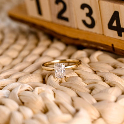 Marquise Cut Cluster Styled Lab Grown Diamond Engagement Ring