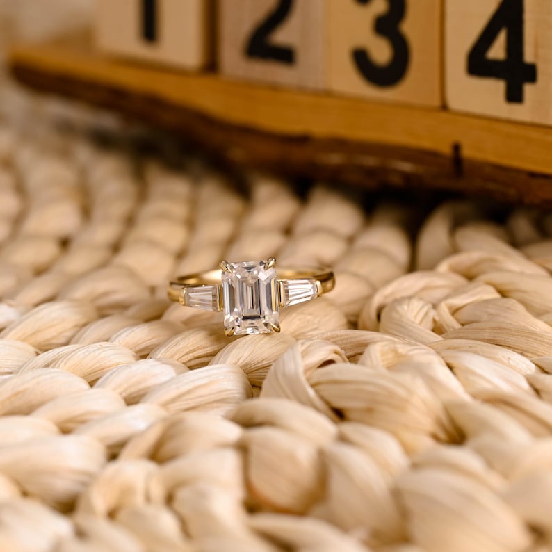 Marquise Cut Cluster Styled Lab Grown Diamond Engagement Ring