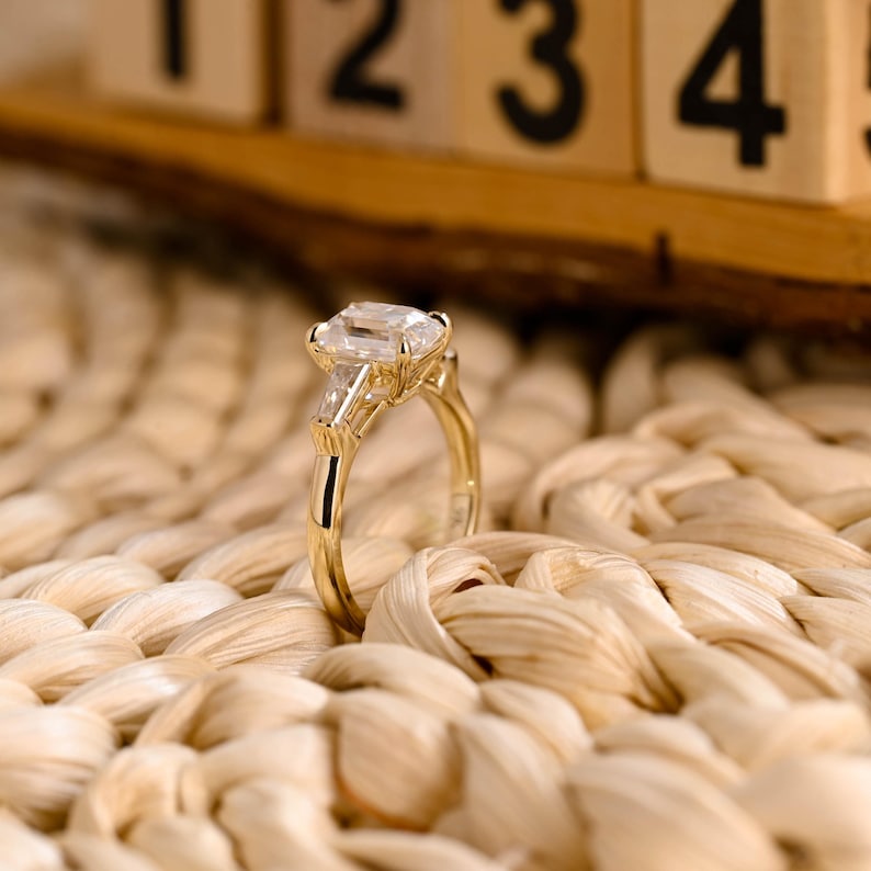 Marquise Cut Cluster Styled Lab Grown Diamond Engagement Ring