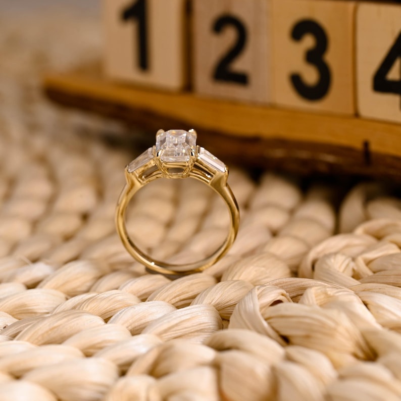 Marquise Cut Cluster Styled Lab Grown Diamond Engagement Ring