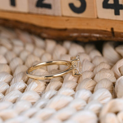 Marquise Cut Cluster Styled Lab Grown Diamond Engagement Ring