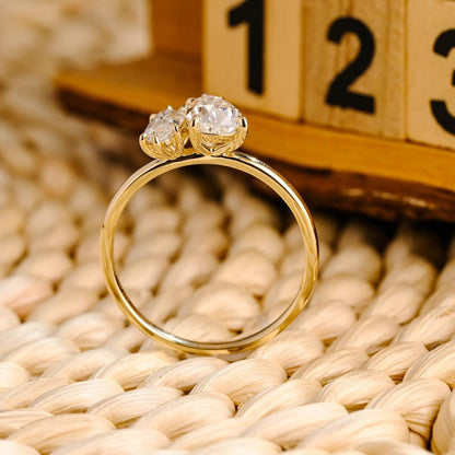 Marquise Cut Cluster Styled Lab Grown Diamond Engagement Ring