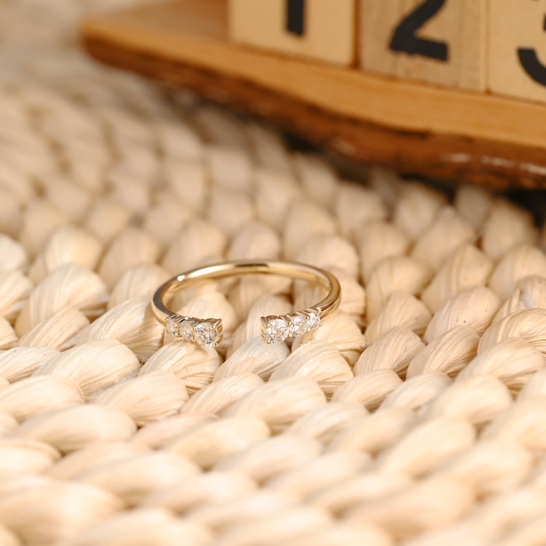 Marquise Cut Cluster Styled Lab Grown Wedding Band