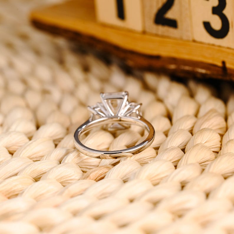 Marquise Cut Cluster Styled Lab Grown Diamond Engagement Ring
