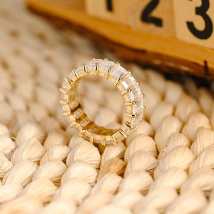 Marquise Cut Cluster Styled Lab Grown Wedding Band