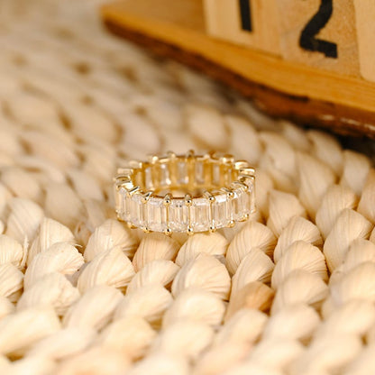 Marquise Cut Cluster Styled Lab Grown Wedding Band