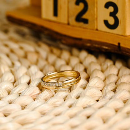 Marquise Cut Cluster Styled Lab Grown Wedding Band