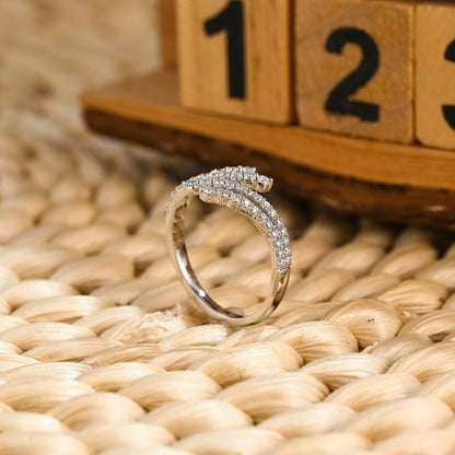 Marquise Cut Cluster Styled Lab Grown Wedding Band