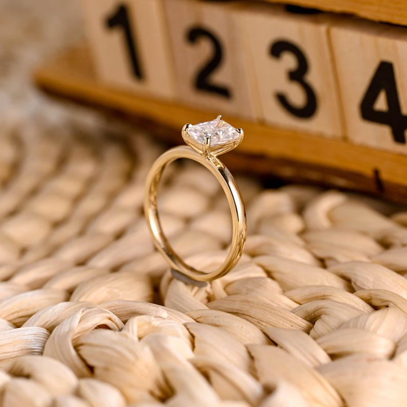Marquise Cut Cluster Styled Lab Grown Diamond Engagement Ring