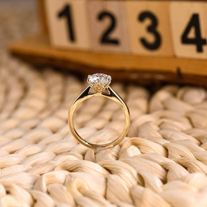 Marquise Cut Cluster Styled Lab Grown Diamond Engagement Ring