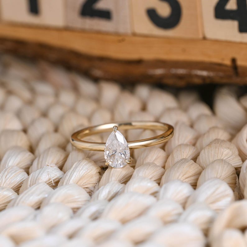Marquise Cut Cluster Styled Lab Grown Diamond Engagement Ring