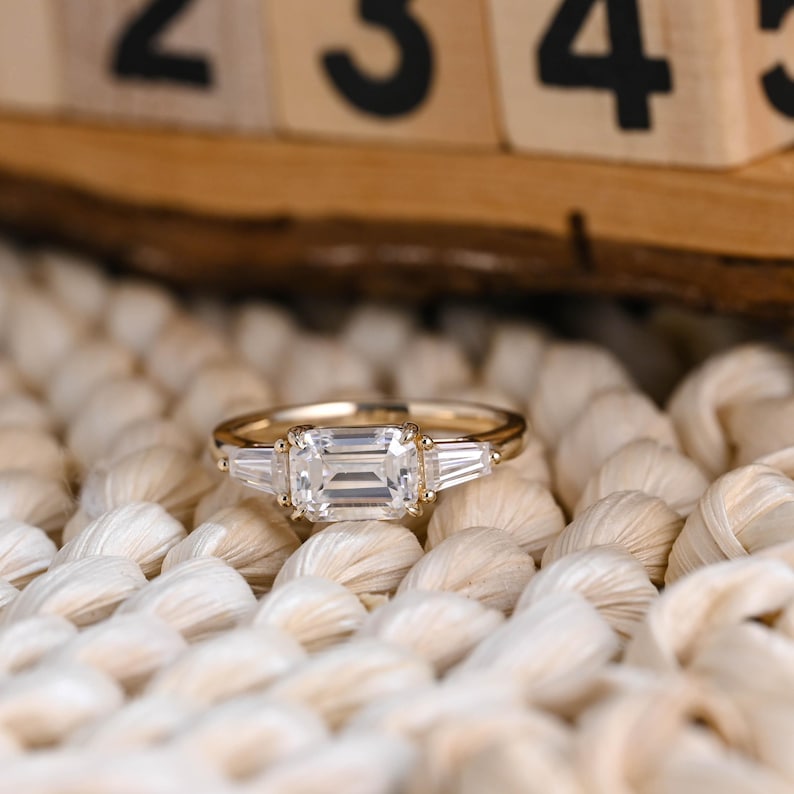 Marquise Cut Cluster Styled Lab Grown Diamond Engagement Ring