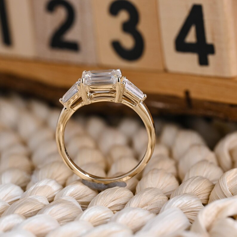 Marquise Cut Cluster Styled Lab Grown Diamond Engagement Ring