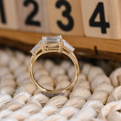Marquise Cut Cluster Styled Lab Grown Diamond Engagement Ring