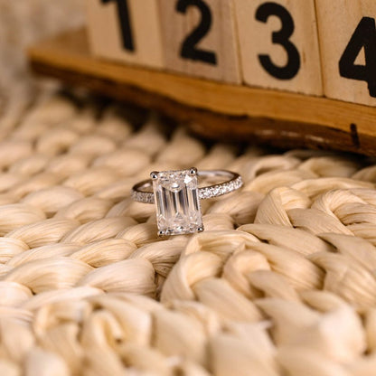 Marquise Cut Cluster Styled Lab Grown Diamond Engagement Ring