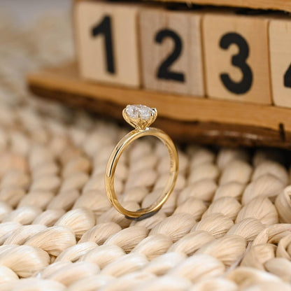 Marquise Cut Cluster Styled Lab Grown Diamond Engagement Ring