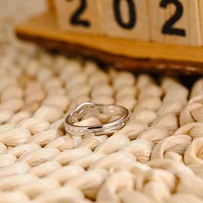 Marquise Cut Cluster Styled Lab Grown Wedding Band