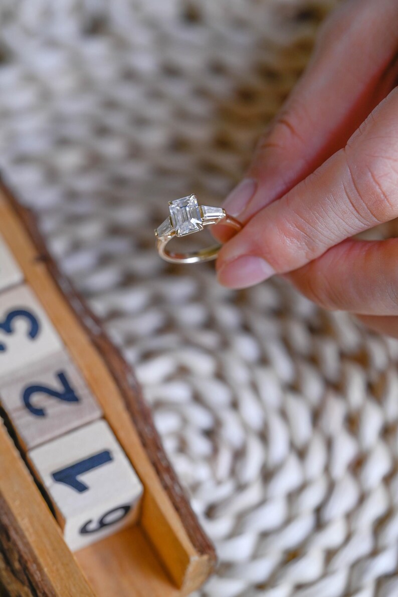 Marquise Cut Cluster Styled Lab Grown Diamond Engagement Ring