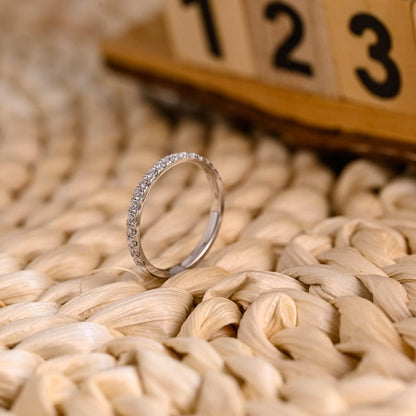 Marquise Cut Cluster Styled Lab Grown Wedding Band