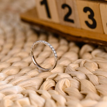 Marquise Cut Cluster Styled Lab Grown Wedding Band