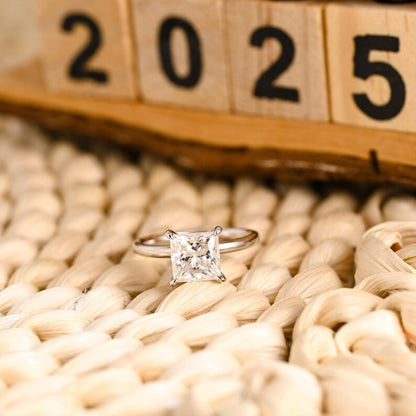 Marquise Cut Cluster Styled Lab Grown Diamond Engagement Ring