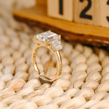Marquise Cut Cluster Styled Lab Grown Diamond Engagement Ring