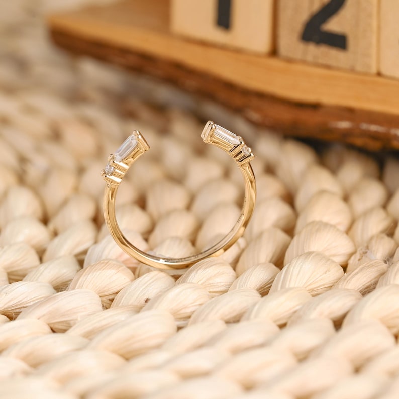 Marquise Cut Cluster Styled Lab Grown Wedding Band